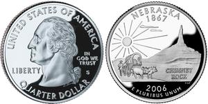 1/4 Dollar Vereinigten Staaten von Amerika (1776 - ) Silber George Washington