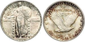 1/4 Dollar Vereinigten Staaten von Amerika (1776 - ) Silber 