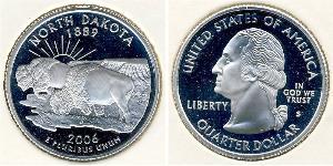 1/4 Dollar Vereinigten Staaten von Amerika (1776 - ) Silber George Washington