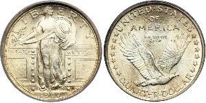 1/4 Dollar Vereinigten Staaten von Amerika (1776 - ) Silber 