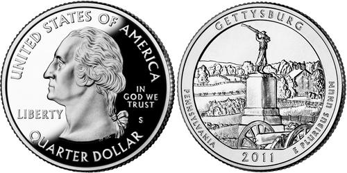 1/4 Dollar Vereinigten Staaten von Amerika (1776 - ) Silber George Washington