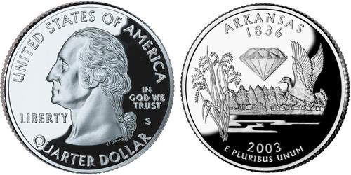 1/4 Dollar Vereinigten Staaten von Amerika (1776 - ) Silber George Washington