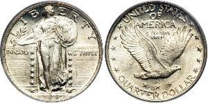 1/4 Dollar USA (1776 - ) Silver 