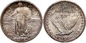 1/4 Dollar USA (1776 - ) Silver 