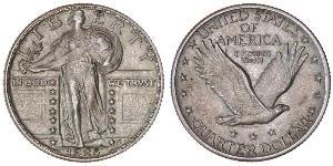 1/4 Dollar USA (1776 - ) Silver 