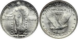 1/4 Dollar USA (1776 - ) Silver 