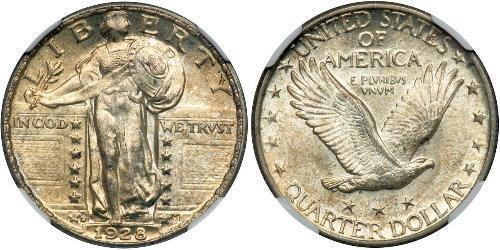 1/4 Dollar USA (1776 - ) Silver 