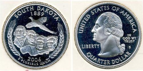 1/4 Dollar USA (1776 - ) Silver George Washington