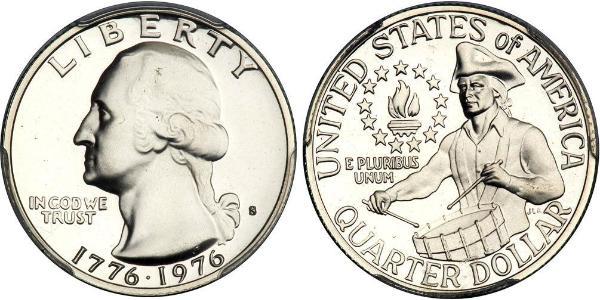 1/4 Dollar USA (1776 - ) Silver George Washington