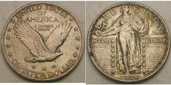 1/4 Dollar USA (1776 - ) Silver 