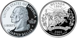 1/4 Dollar 美利堅合眾國 (1776 - ) 銀 乔治·华盛顿