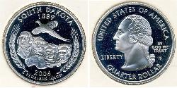 1/4 Dollar 美利堅合眾國 (1776 - ) 銀 乔治·华盛顿