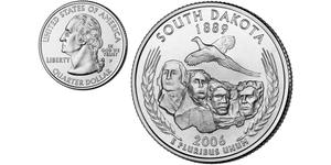 1/4 Dollar 美利堅合眾國 (1776 - ) 銀 乔治·华盛顿