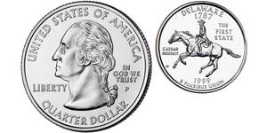1/4 Dollar 美利堅合眾國 (1776 - ) 銀 乔治·华盛顿