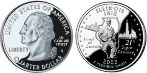 1/4 Dollar 美利堅合眾國 (1776 - ) 銀 乔治·华盛顿