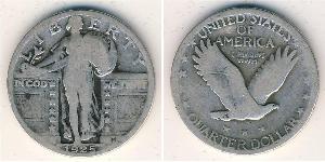 1/4 Dollar 美利堅合眾國 (1776 - ) 銀 