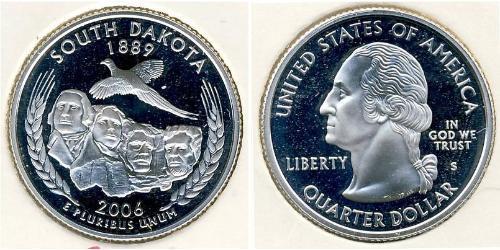 1/4 Dollar 美利堅合眾國 (1776 - ) 銀 乔治·华盛顿