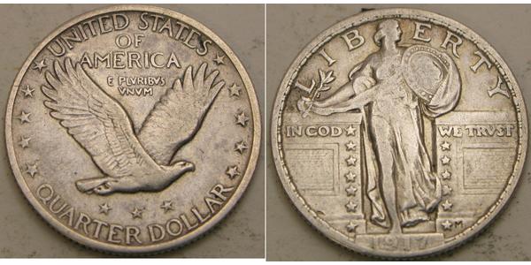 1/4 Dollar 美利堅合眾國 (1776 - ) 銀 