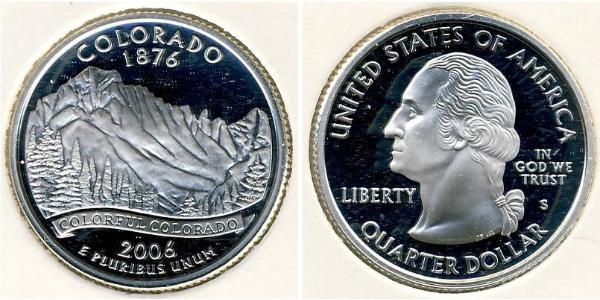 1/4 Dollar 美利堅合眾國 (1776 - ) 銀 乔治·华盛顿