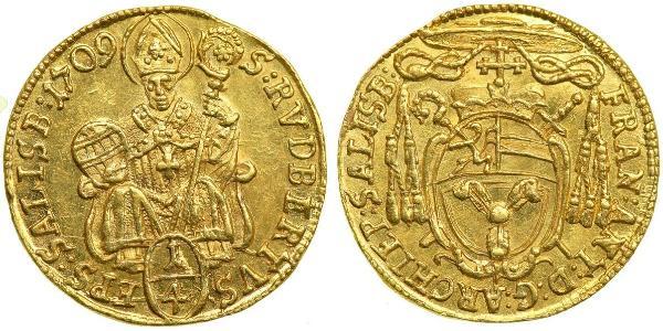 1/4 Ducat Salzburg Gold 