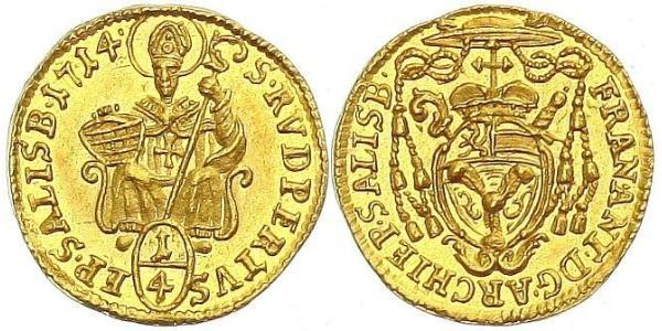 1/4 Ducat Salzburg Gold 