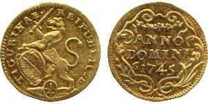 1/4 Ducat Schweiz Gold 