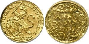 1/4 Ducat Schweiz Gold 