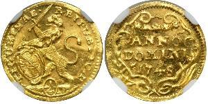 1/4 Ducat Schweiz Gold 