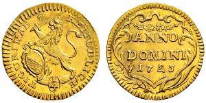 1/4 Ducat Schweiz Gold 