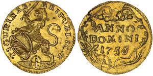 1/4 Ducat Schweiz Gold 