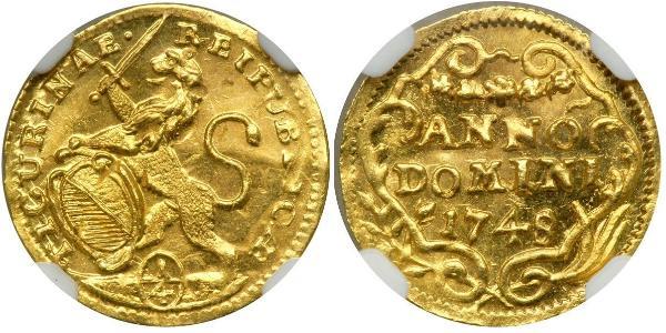 1/4 Ducat Switzerland Gold 