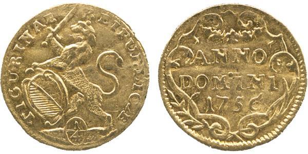 1/4 Ducat Switzerland Gold 