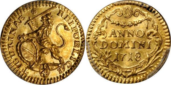 1/4 Ducat Switzerland Gold 