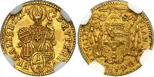 1/4 Ducat Salzbourg Or 
