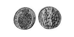1/4 Ducat Principato di Ansbach (1398–1792) Oro Giovanni Federico di Brandeburgo-Ansbach(1654 – 1686)