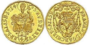 1/4 Ducat Salzburgo Oro 