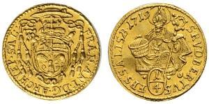 1/4 Ducat Salzburgo Oro 