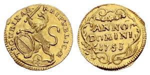 1/4 Ducat Svizzera Oro 