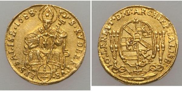 1/4 Ducat Salzburg 金 