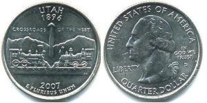 1/4 Dólar Estados Unidos de América (1776 - ) Níquel/Cobre George Washington