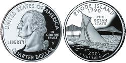 1/4 Dólar Estados Unidos de América (1776 - ) Plata George Washington