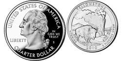 1/4 Dólar Estados Unidos de América (1776 - ) Plata George Washington