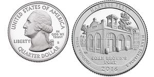 1/4 Dólar Estados Unidos de América (1776 - ) Plata George Washington