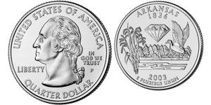1/4 Dólar Estados Unidos de América (1776 - ) Plata George Washington