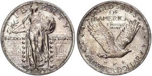 1/4 Dólar Estados Unidos de América (1776 - ) Plata 