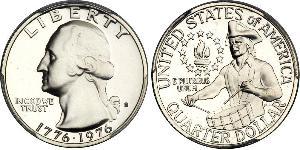 1/4 Dólar Estados Unidos de América (1776 - ) Plata George Washington