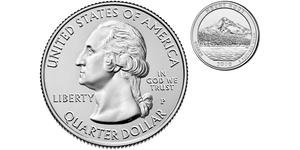 1/4 Dólar Estados Unidos de América (1776 - ) Plata George Washington