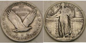 1/4 Dólar Estados Unidos de América (1776 - ) Plata 