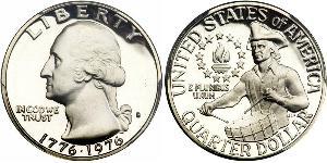 1/4 Dólar Estados Unidos de América (1776 - ) Plata George Washington