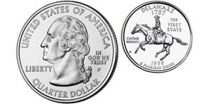 1/4 Dólar Estados Unidos de América (1776 - ) Plata George Washington